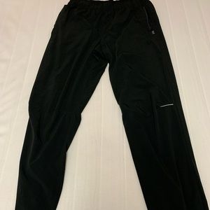 Mens Black Reflective M Lululemon Track Pants